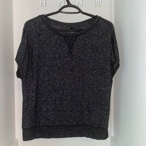 EUC charcoal grey lounge top